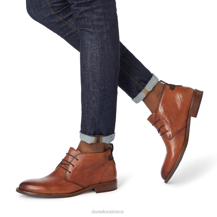 Dune London Marching Men Lace Up Chukka Boots Tan 2Z0DB854