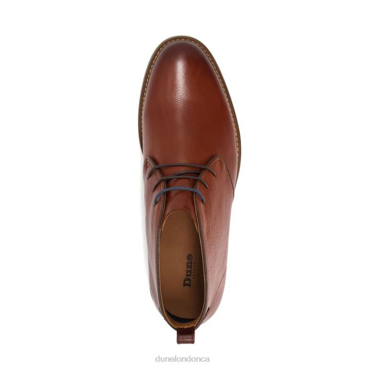 Dune London Marching Men Lace Up Chukka Boots Tan 2Z0DB854