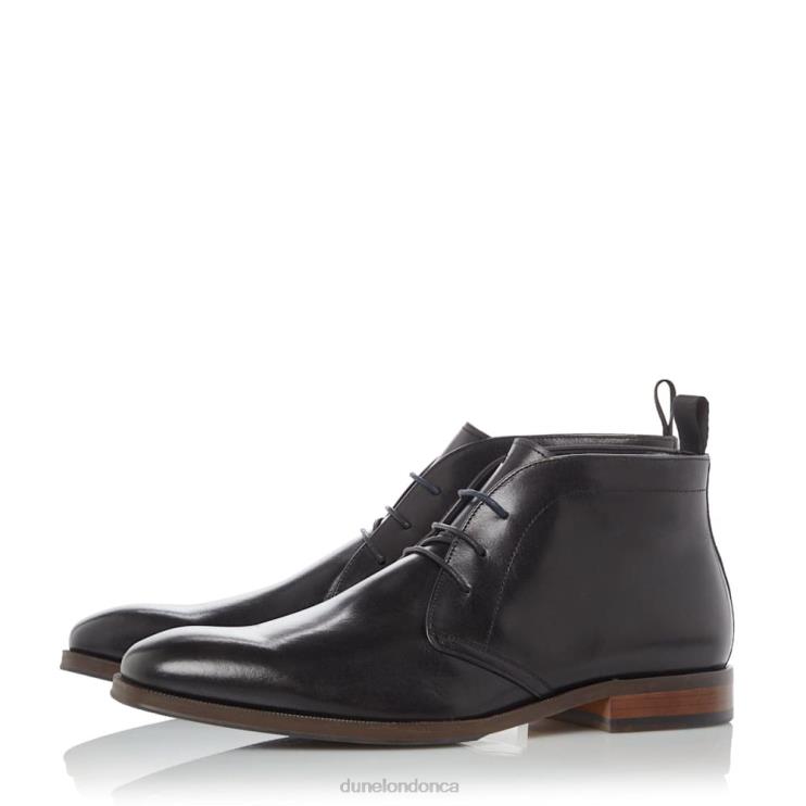 Dune London Marvinn Men Smart Chukka Lace Up Boots Black 2Z0DB816
