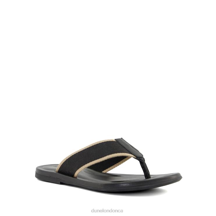 Dune London Intent Men Toe-Post Casual Sandals Black 2Z0DB719