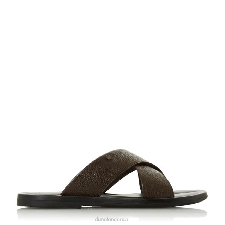 Dune London Franks Men Slip-On Sandals Brown 2Z0DB759