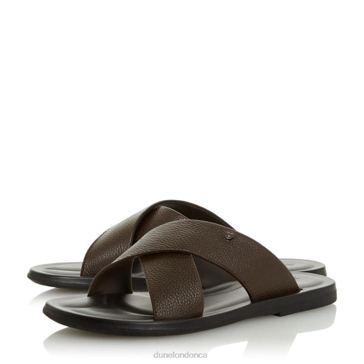 Dune London Franks Men Slip-On Sandals Brown 2Z0DB759
