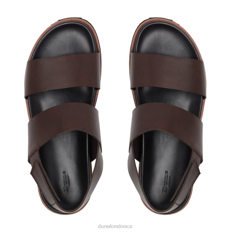 Dune London Idda Men Utilitarian Strap Sandals Brown 2Z0DB813