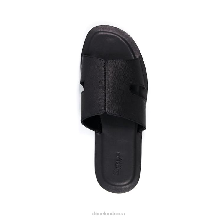 Dune London Incense Men Leather Sandals Black 2Z0DB742