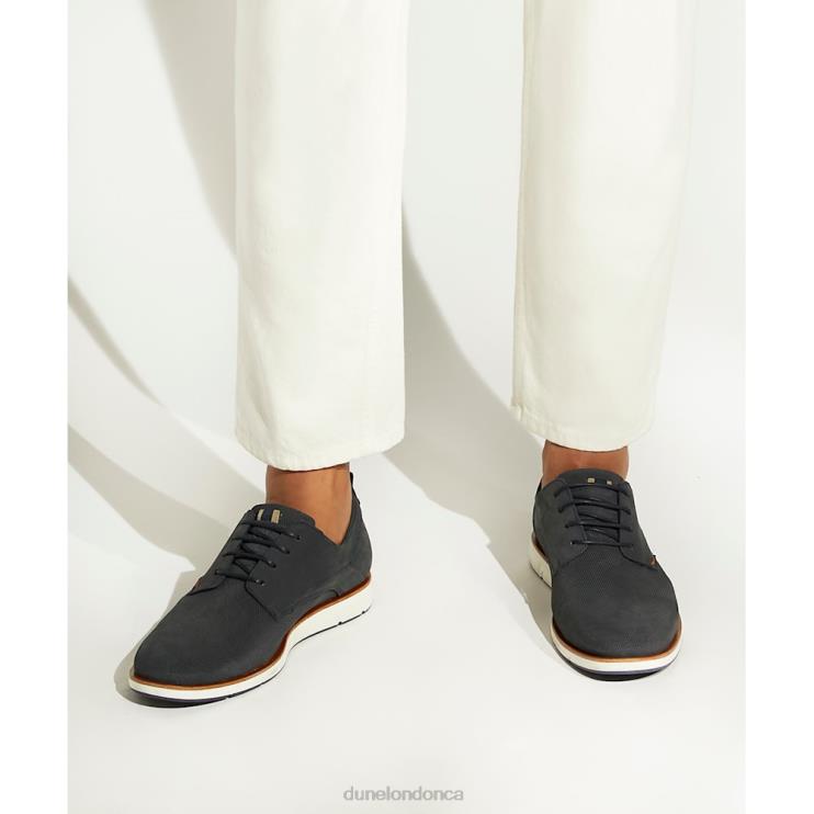 Dune London Barnabey Men Casual Gibson Shoes Blue 2Z0DB717