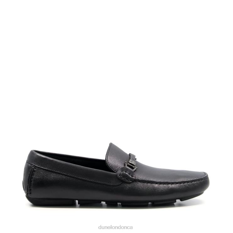 Dune London Beacons Men Driver Moccasins With Woven Trim Black 2Z0DB683