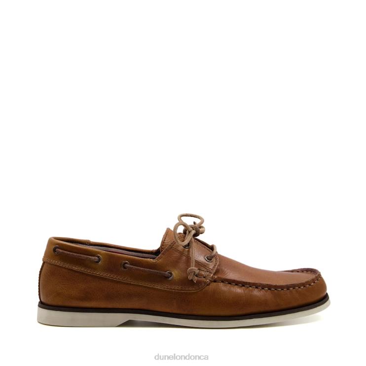 Dune London Bluesy Men Leather Boat Shoes Tan 2Z0DB738