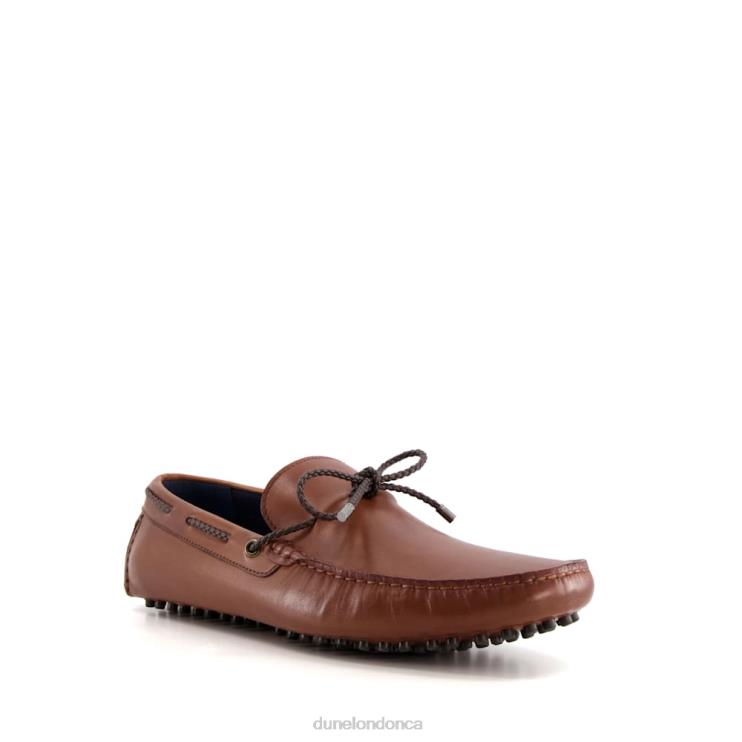 Dune London Bound Men Slip-On Leather Driver Shoes Tan 2Z0DB679
