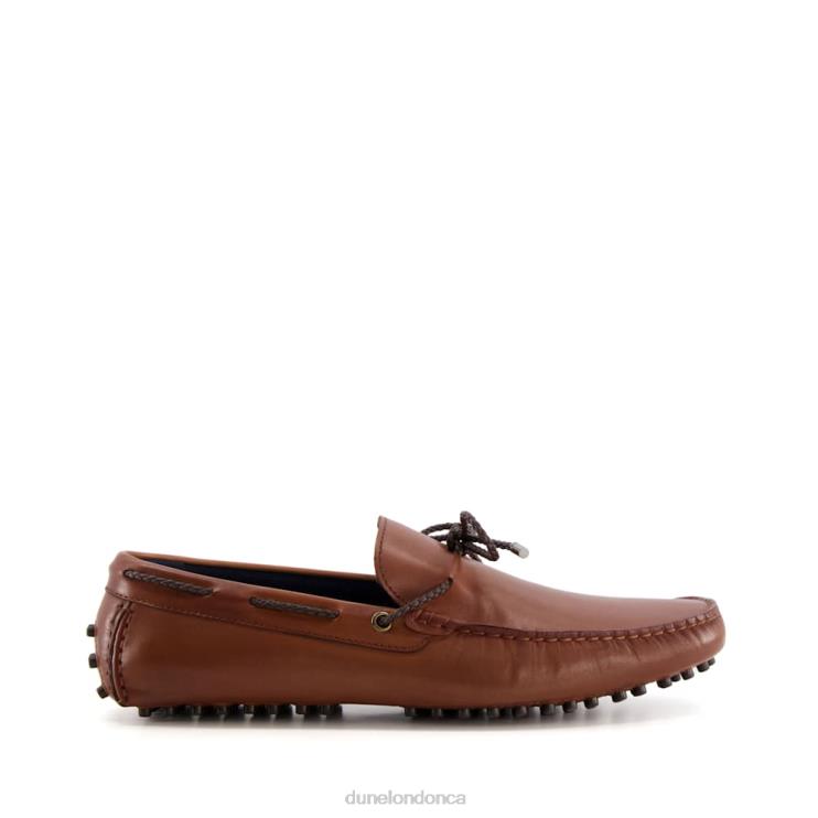 Dune London Bound Men Slip-On Leather Driver Shoes Tan 2Z0DB679