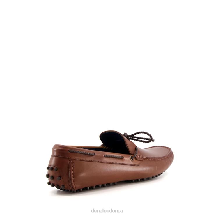 Dune London Bound Men Slip-On Leather Driver Shoes Tan 2Z0DB679