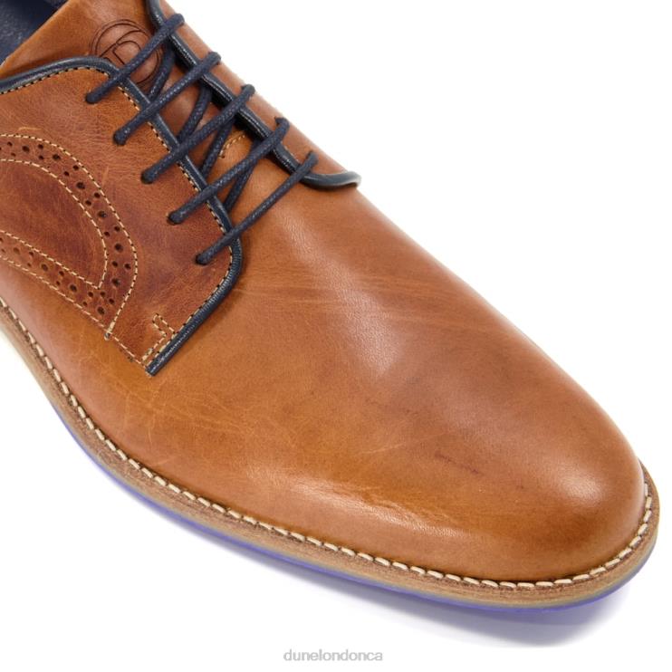 Dune London Brampton Men Piped Gibson Shoes Tan 2Z0DB868