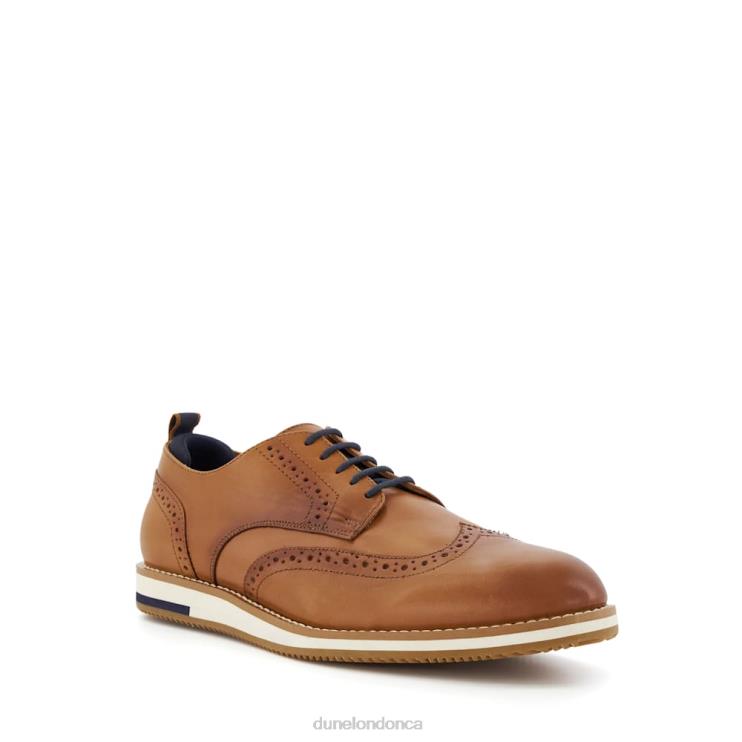 Dune London Bristtle Men Casual Leather Brogues Tan 2Z0DB842