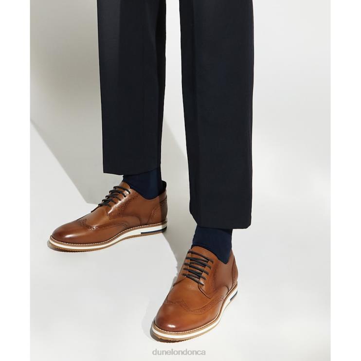 Dune London Bristtle Men Casual Leather Brogues Tan 2Z0DB842
