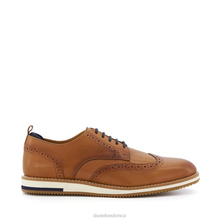 Dune London Bristtle Men Casual Leather Brogues Tan 2Z0DB842