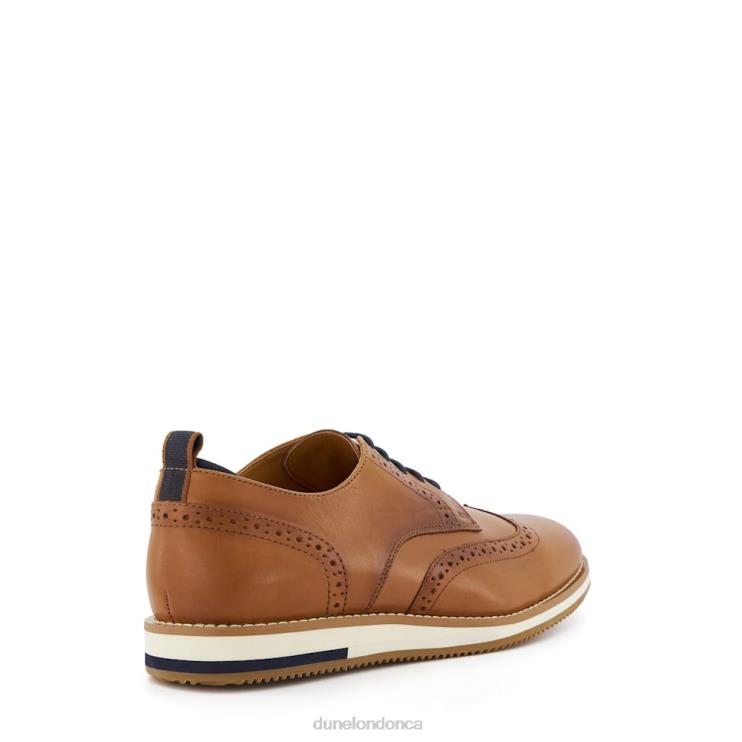 Dune London Bristtle Men Casual Leather Brogues Tan 2Z0DB842