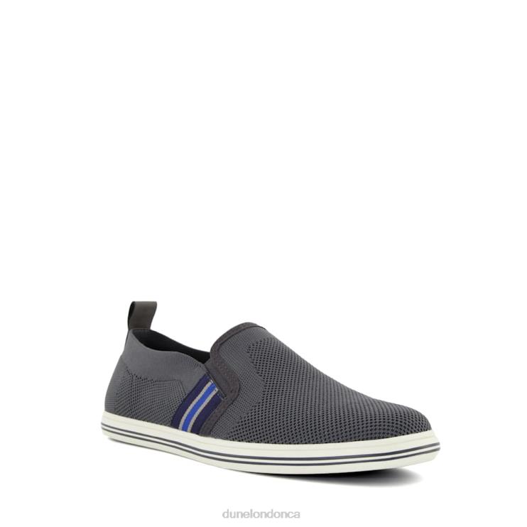 Dune London Broader Men Stripe-Detail Casual Shoes Grey 2Z0DB783