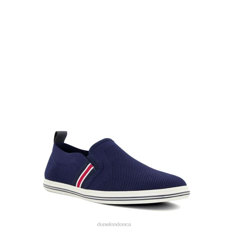 Dune London Broader Men Stripe-Detail Casual Shoes Navy 2Z0DB782