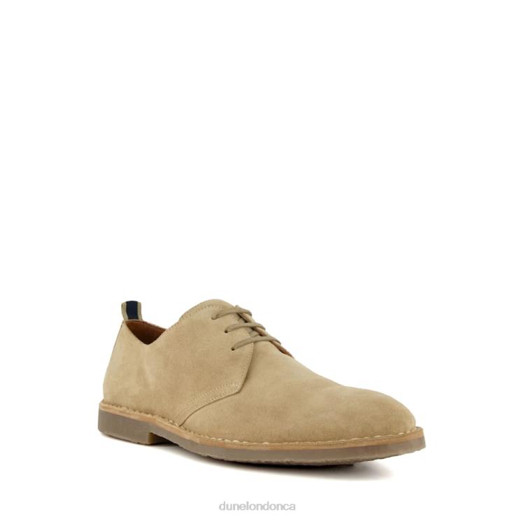 Dune London Brookedd Men Casual Suede Lace-Up Shoes Stone 2Z0DB704