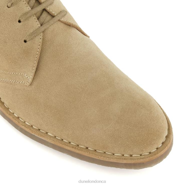 Dune London Brookedd Men Casual Suede Lace-Up Shoes Stone 2Z0DB704