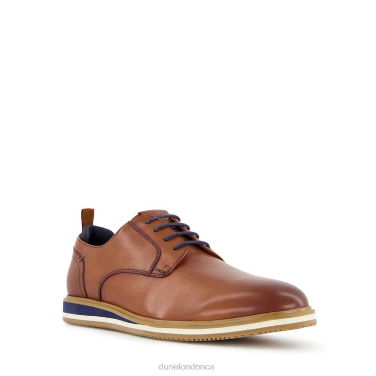 Dune London Bucatini Men Wedge Sole Lace Up Shoes Tan 2Z0DB827