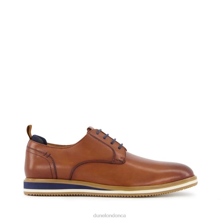 Dune London Bucatini Men Wedge Sole Lace Up Shoes Tan 2Z0DB827