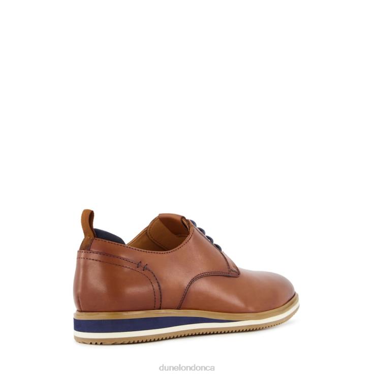 Dune London Bucatini Men Wedge Sole Lace Up Shoes Tan 2Z0DB827