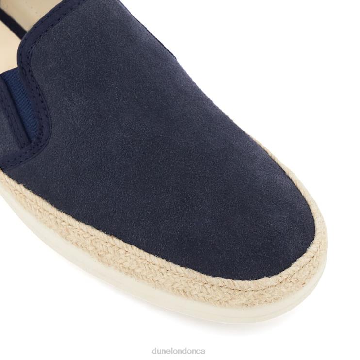 Dune London Fall Men Casual Suede Espadrilles Navy 2Z0DB801