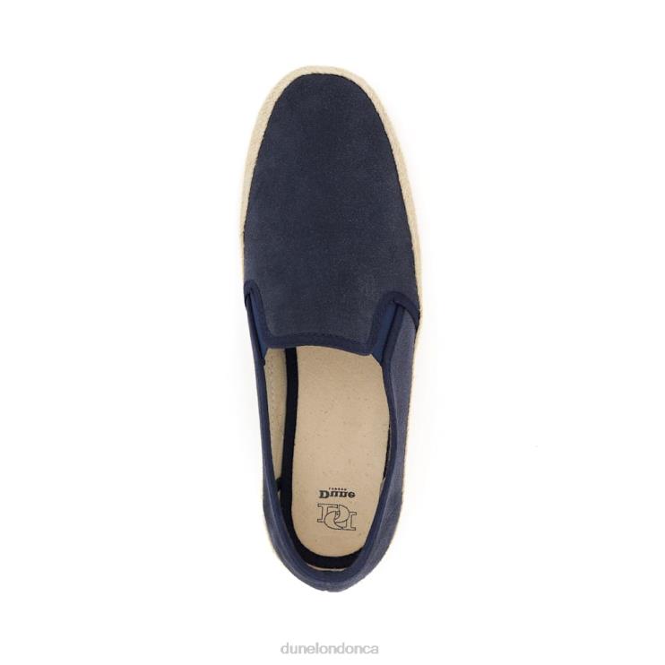 Dune London Fall Men Casual Suede Espadrilles Navy 2Z0DB801