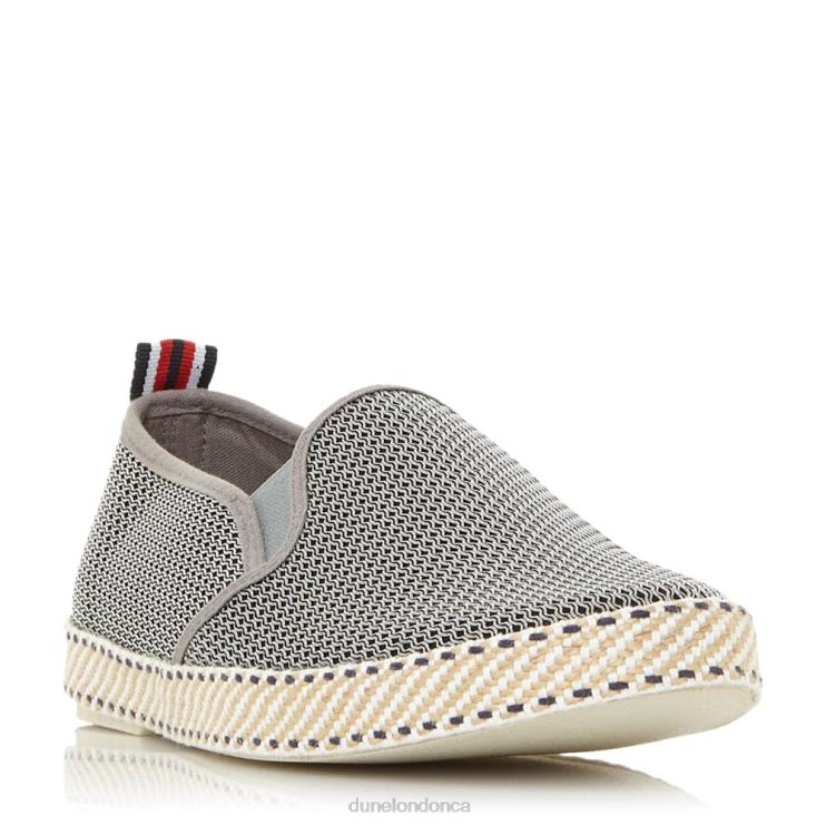 Dune London Fin Men Mesh Espadrille Shoes Grey 2Z0DB749