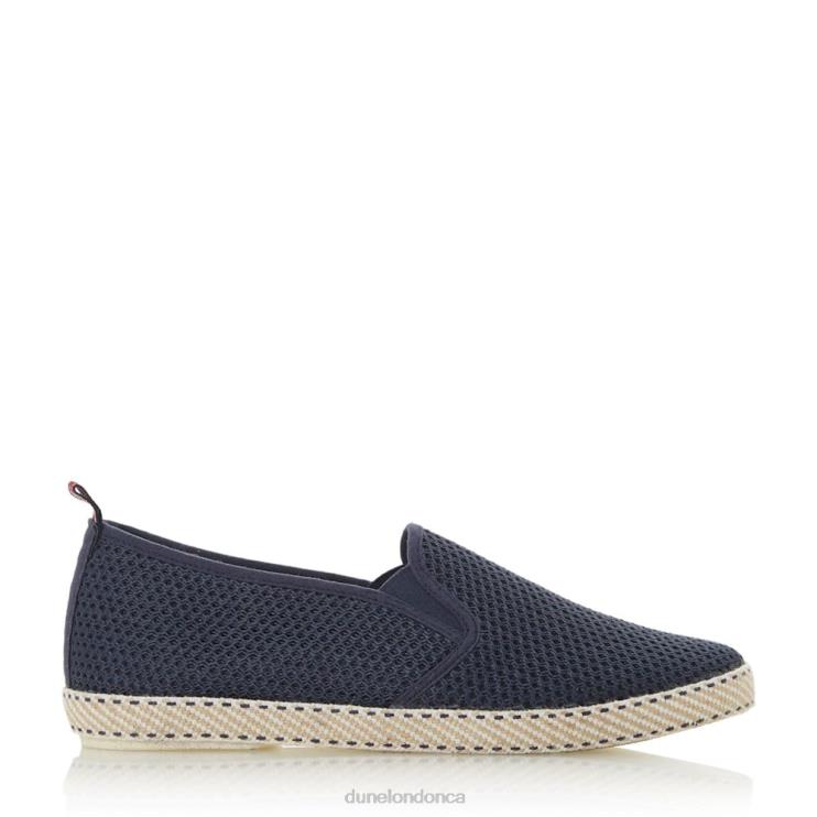 Dune London Fin Men Mesh Espadrille Shoes Navy 2Z0DB795