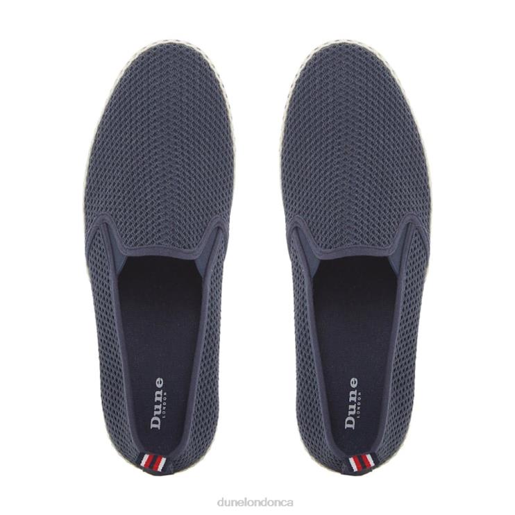 Dune London Fin Men Mesh Espadrille Shoes Navy 2Z0DB795