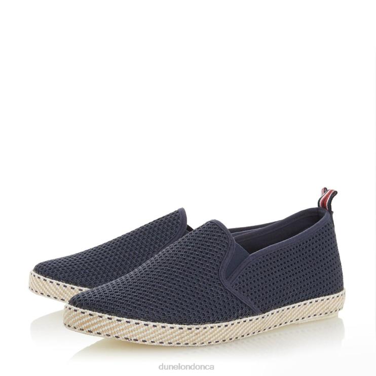 Dune London Fin Men Mesh Espadrille Shoes Navy 2Z0DB795