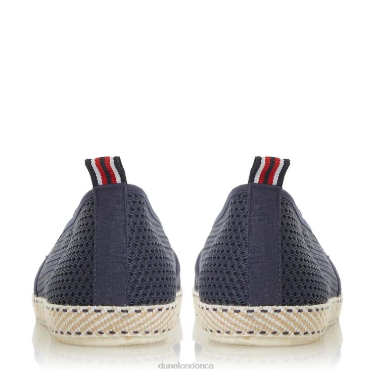 Dune London Fin Men Mesh Espadrille Shoes Navy 2Z0DB795