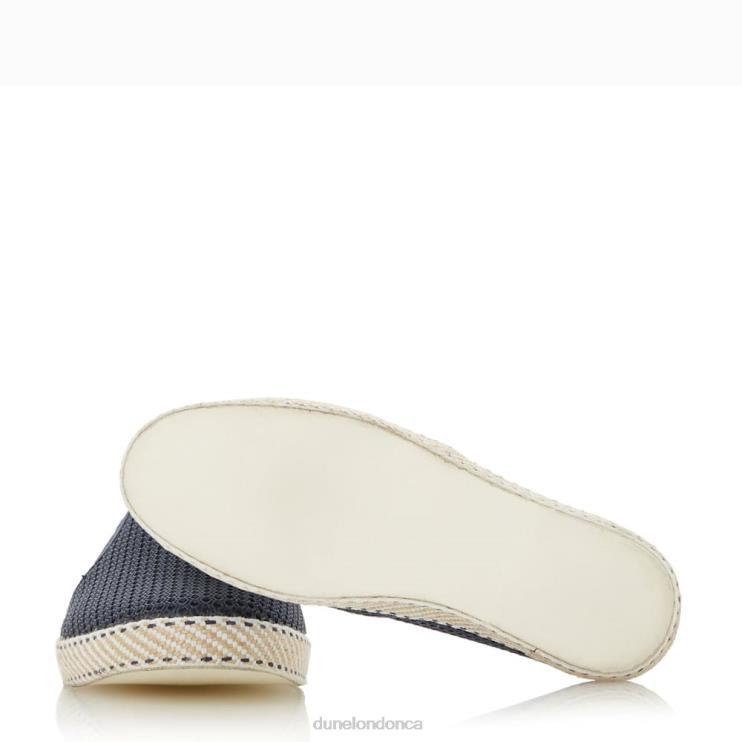 Dune London Fin Men Mesh Espadrille Shoes Navy 2Z0DB795
