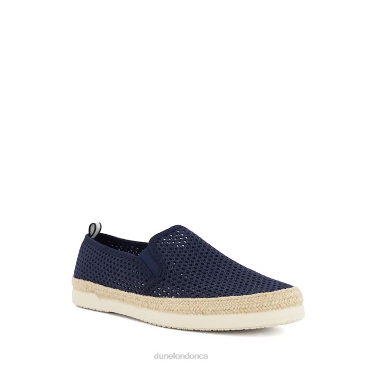 Dune London Fisherr Men Perforated Casual Espadrilles Navy 2Z0DB697