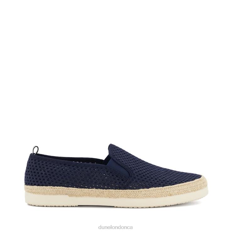 Dune London Fisherr Men Perforated Casual Espadrilles Navy 2Z0DB697