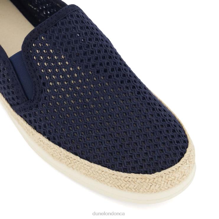 Dune London Fisherr Men Perforated Casual Espadrilles Navy 2Z0DB697