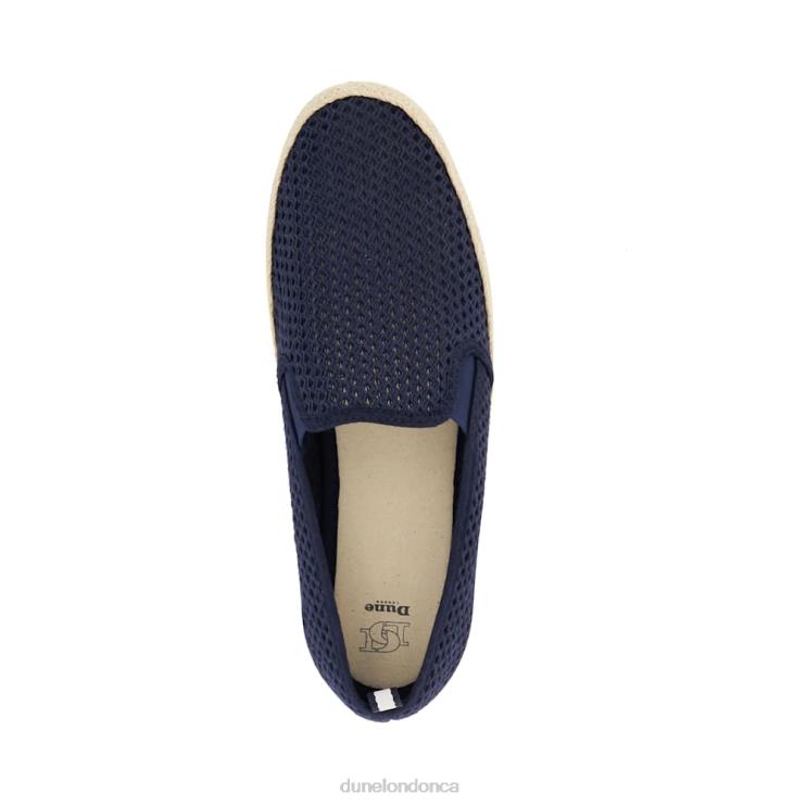 Dune London Fisherr Men Perforated Casual Espadrilles Navy 2Z0DB697