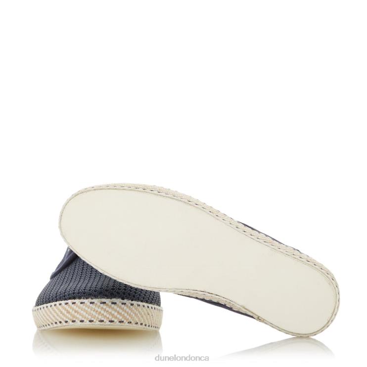Dune London Flash Men Mesh Lace-Up Espadrilles Navy 2Z0DB676