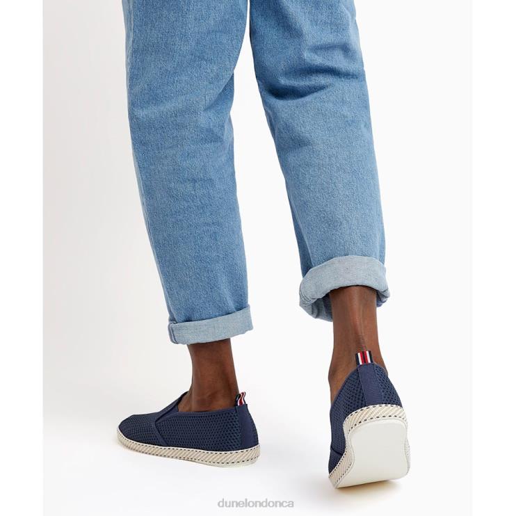 Dune London Flin Men Mesh Espadrille Shoes Navy 2Z0DB876