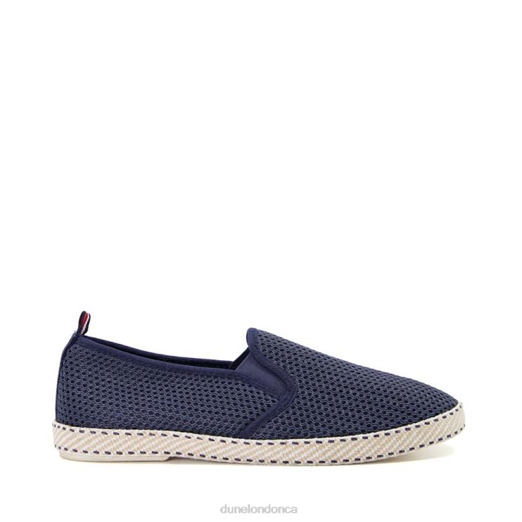 Dune London Flin Men Mesh Espadrille Shoes Navy 2Z0DB876