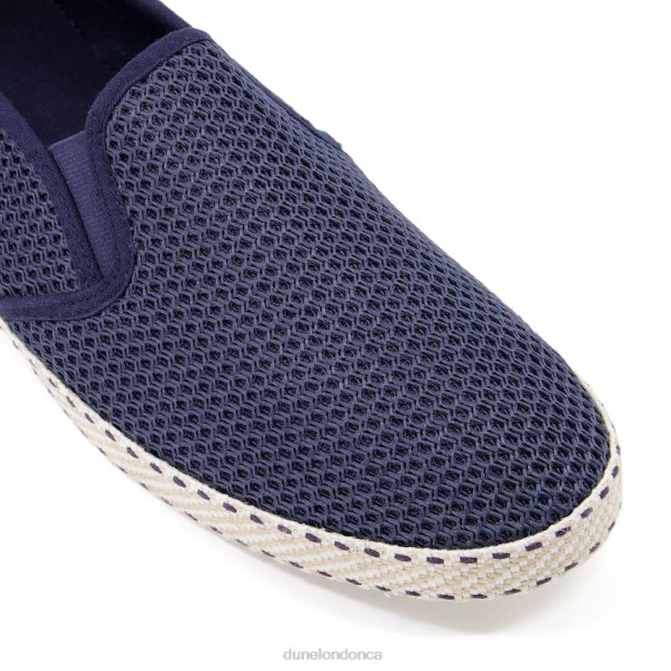 Dune London Flin Men Mesh Espadrille Shoes Navy 2Z0DB876
