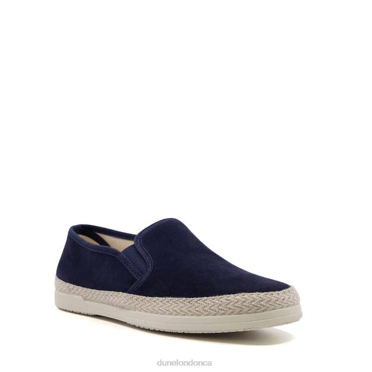 Dune London Fransisco Men Suede Plimsolls Navy 2Z0DB844