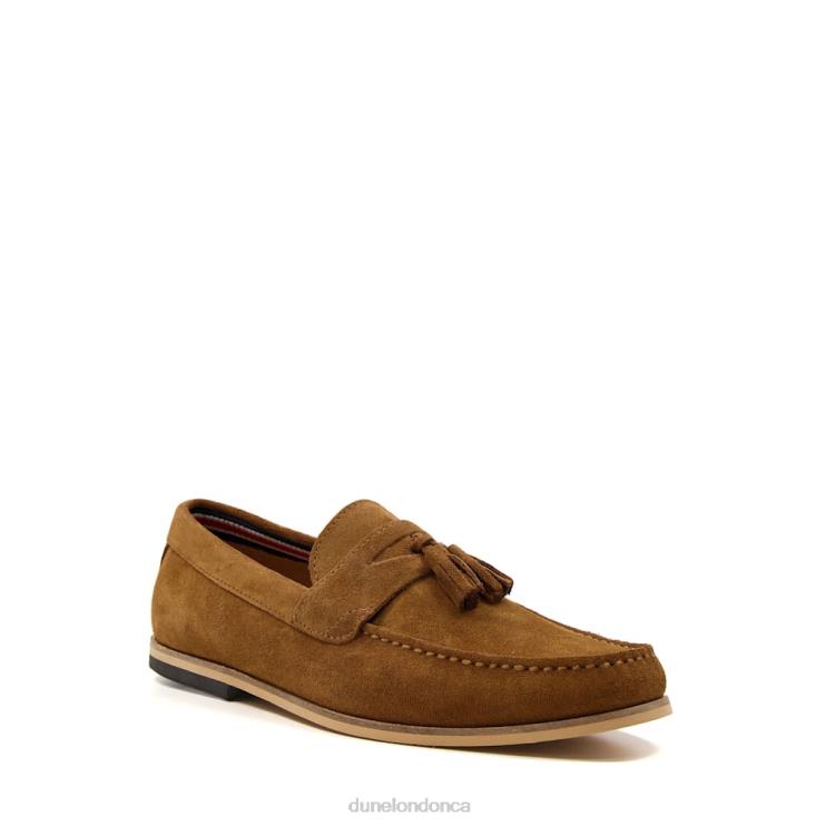 Dune London Bart Men Suede Loafers Tan 2Z0DB737
