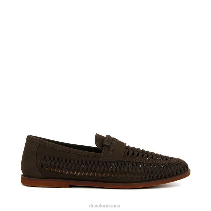 Dune London Brickles Men Casual Woven Loafers Brown 2Z0DB776