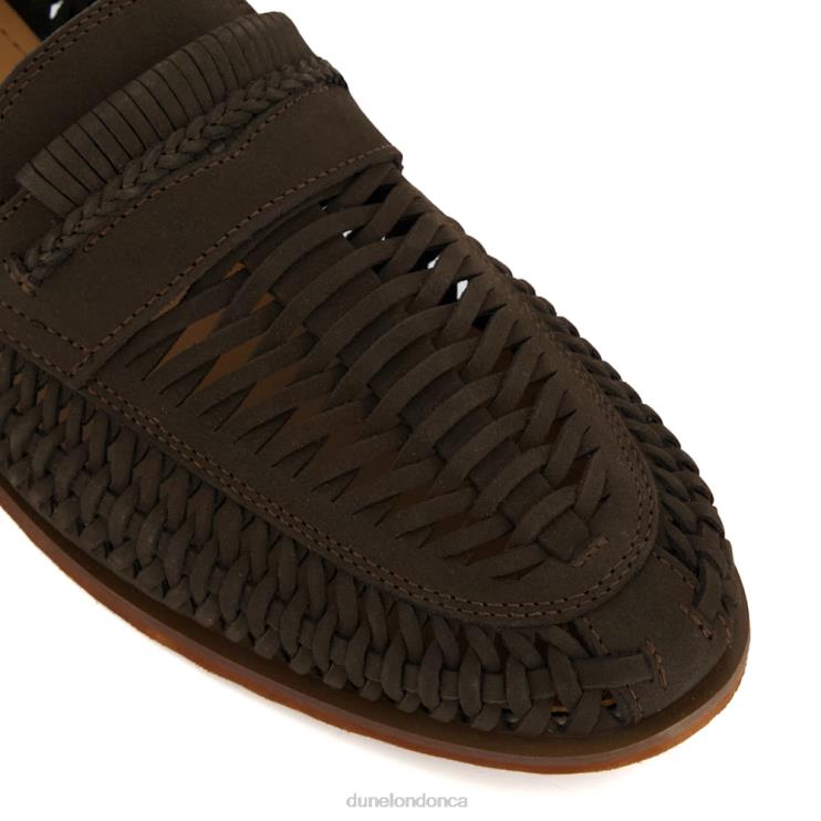 Dune London Brickles Men Casual Woven Loafers Brown 2Z0DB776