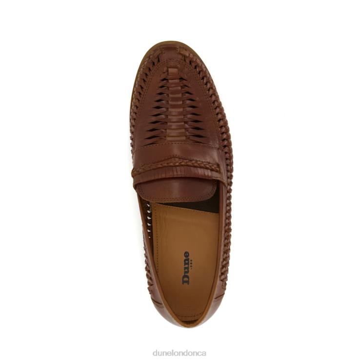Dune London Brickles Men Casual Woven Loafers Tan 2Z0DB800