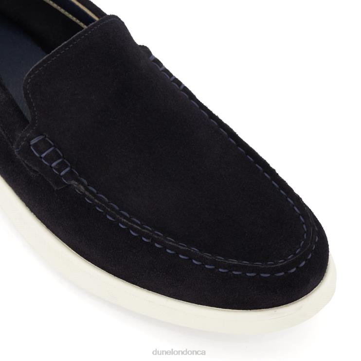 Dune London Buftonn Men Casual Suede Loafers Navy 2Z0DB774