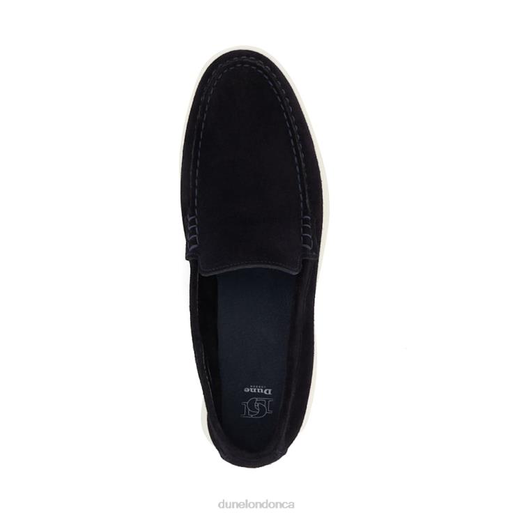 Dune London Buftonn Men Casual Suede Loafers Navy 2Z0DB774