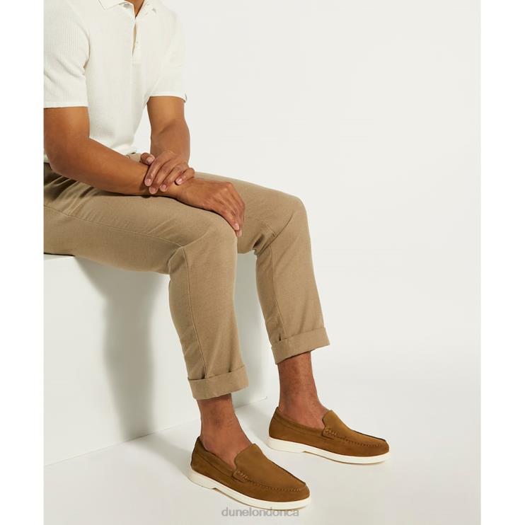 Dune London Buftonn Men Topstitch Casual Loafers Tan 2Z0DB695